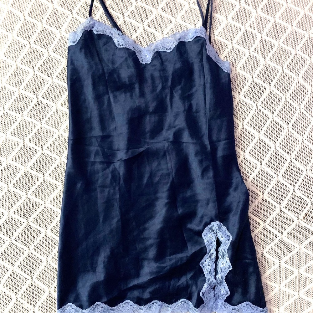 Victoria’s Secret Blue Lace Slip Dress